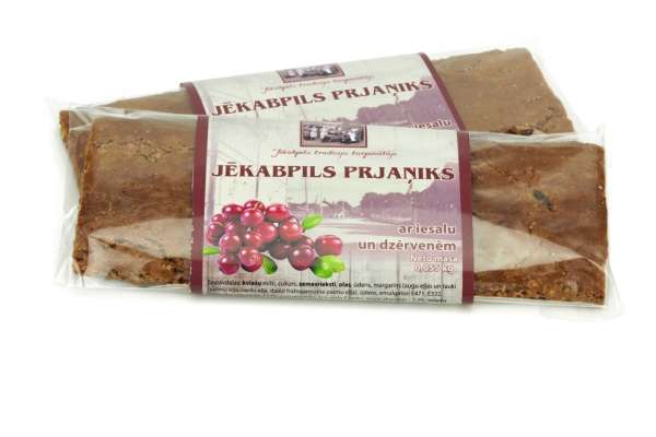 Jēkabpils prjaņiks ar iesalu un dzērvenēm