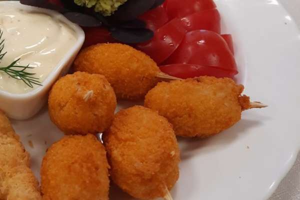 Fritēta krabju spīle