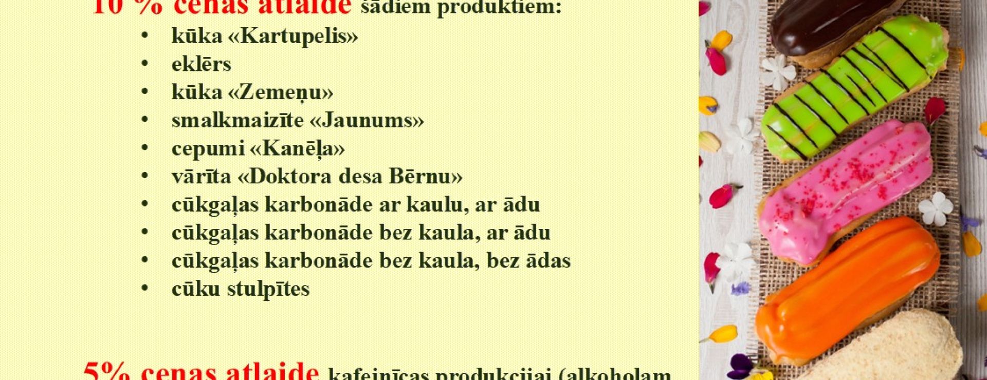 Akcija ar klienta karti maijā